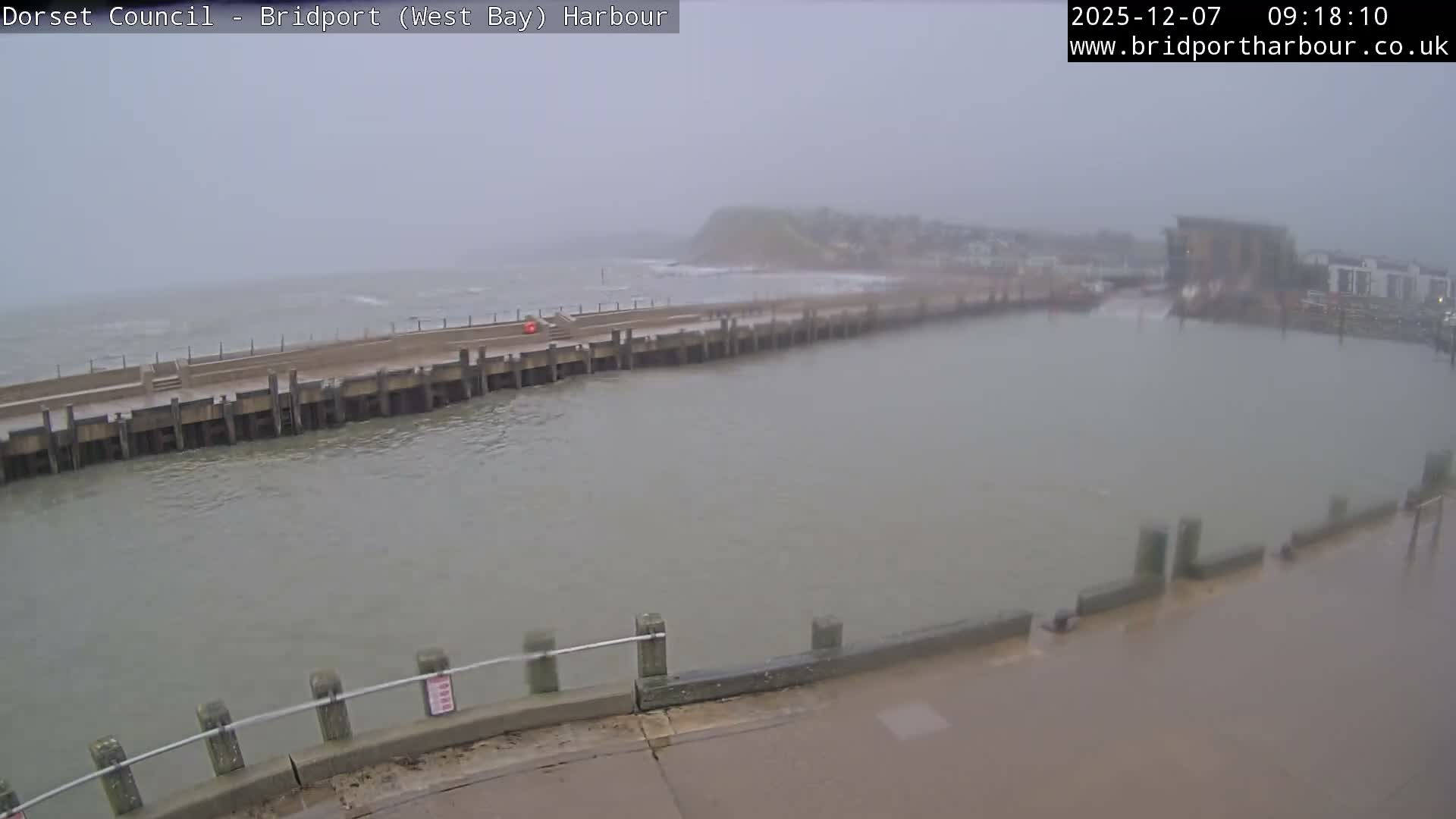 Bridport Harbour West Beach Live Cam - Bridport, Dorset, South West, England, United Kingdom