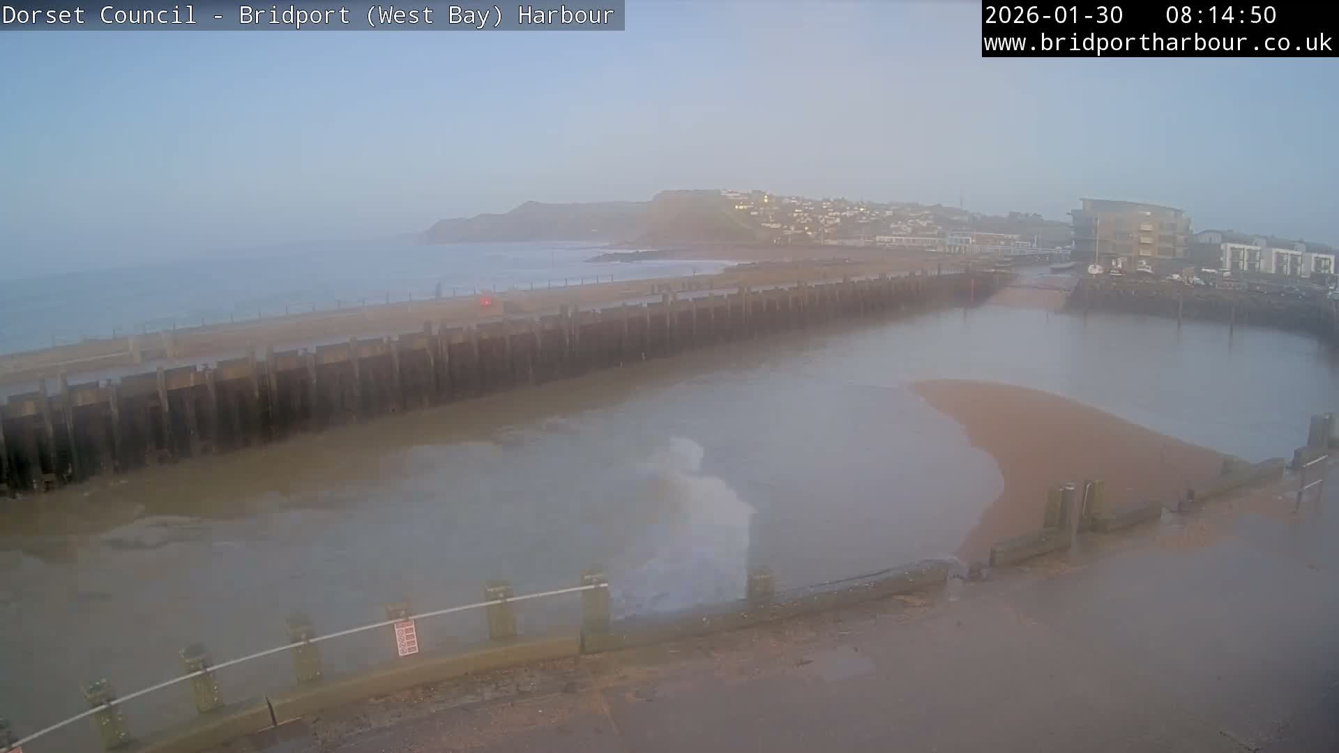 Bridport Harbour West Beach Live Cam - Bridport, Dorset, South West, England, United Kingdom