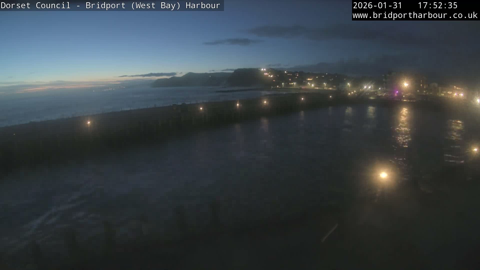 Bridport Harbour West Beach Live Cam - Bridport, Dorset, South West, England, United Kingdom