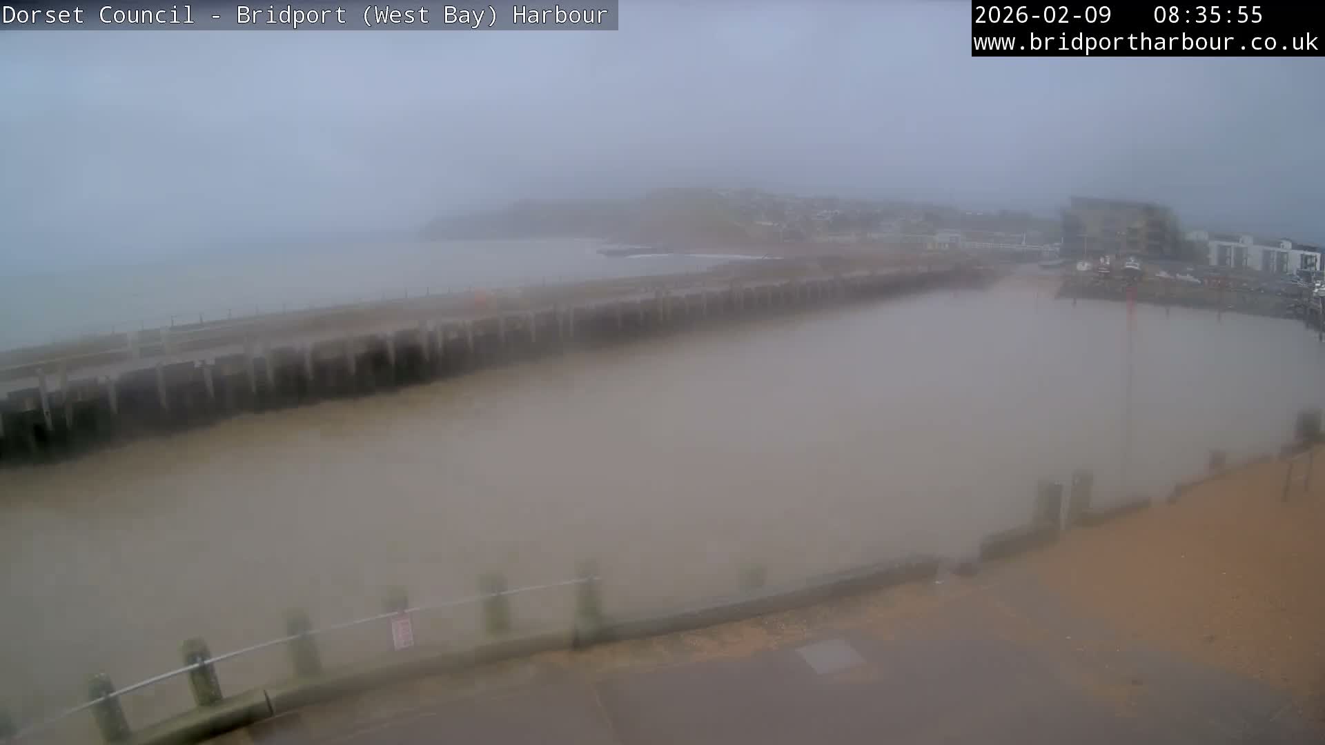 Bridport Harbour West Beach Live Cam - Bridport, Dorset, South West, England, United Kingdom