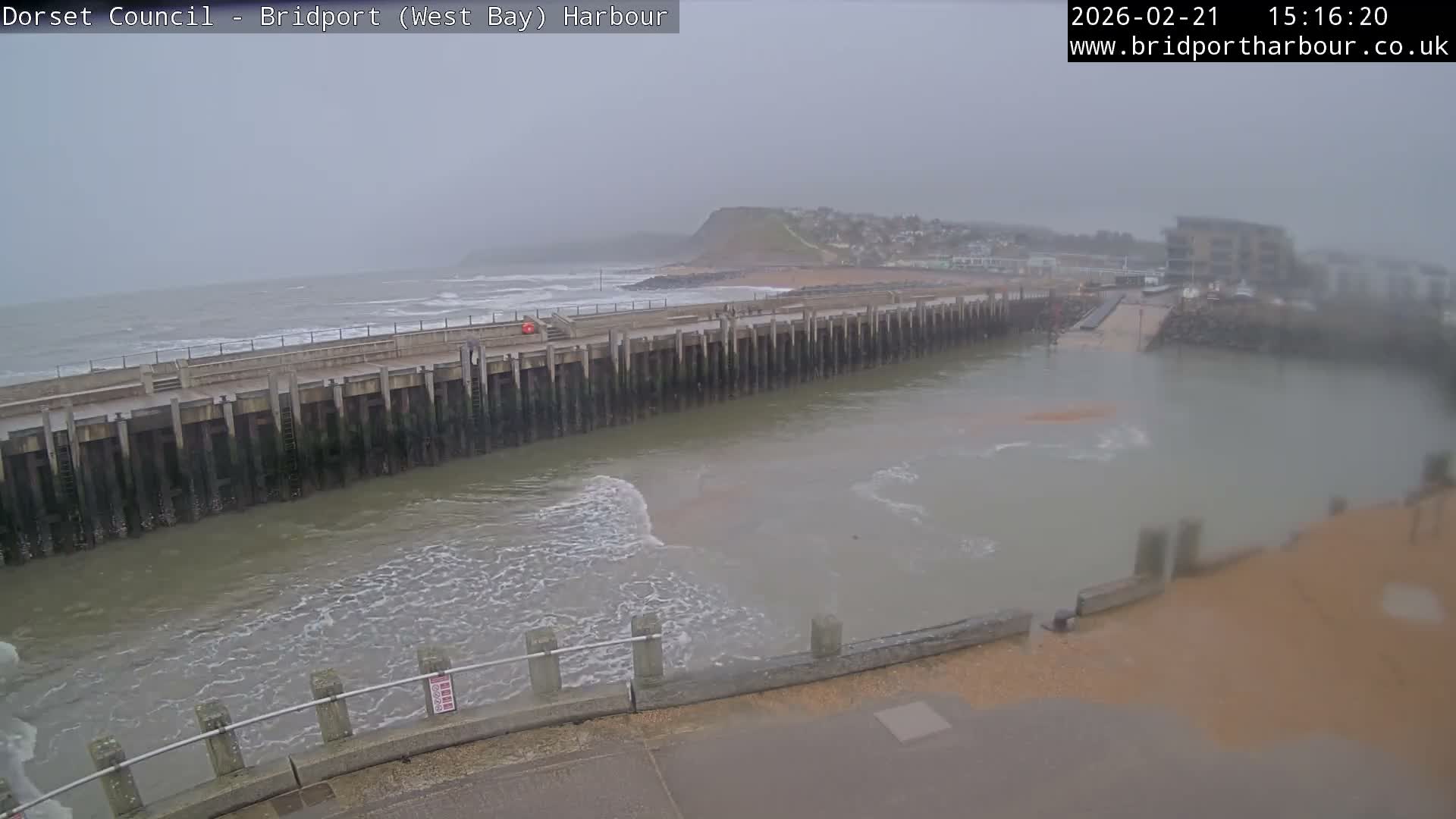 Bridport Harbour West Beach Live Cam - Bridport, Dorset, South West, England, United Kingdom