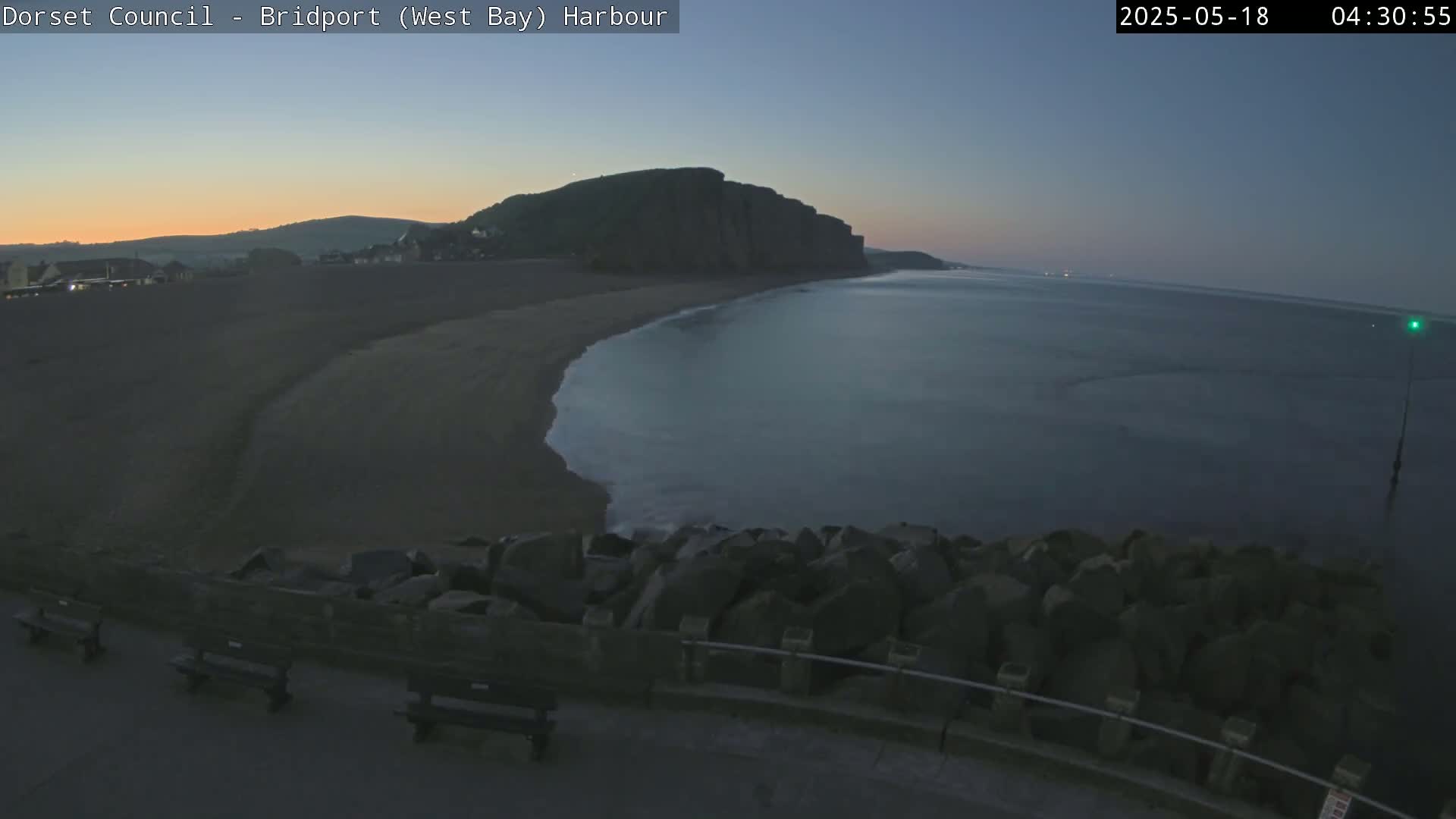 Bridport Harbour East Beach Live Cam - Bridport, Dorset, South West, England, United Kingdom