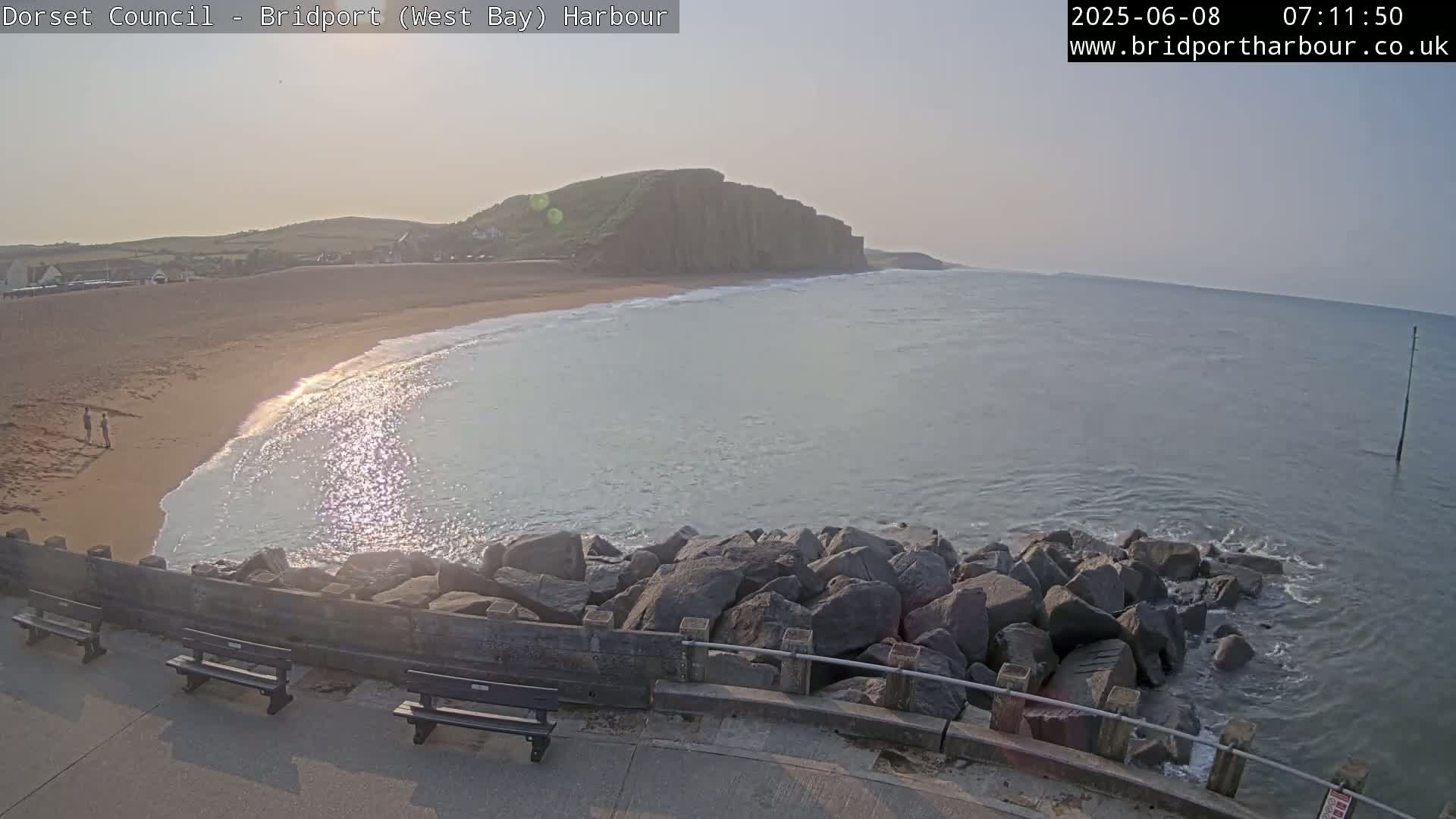Bridport Harbour East Beach Live Cam - Bridport, Dorset, South West, England, United Kingdom