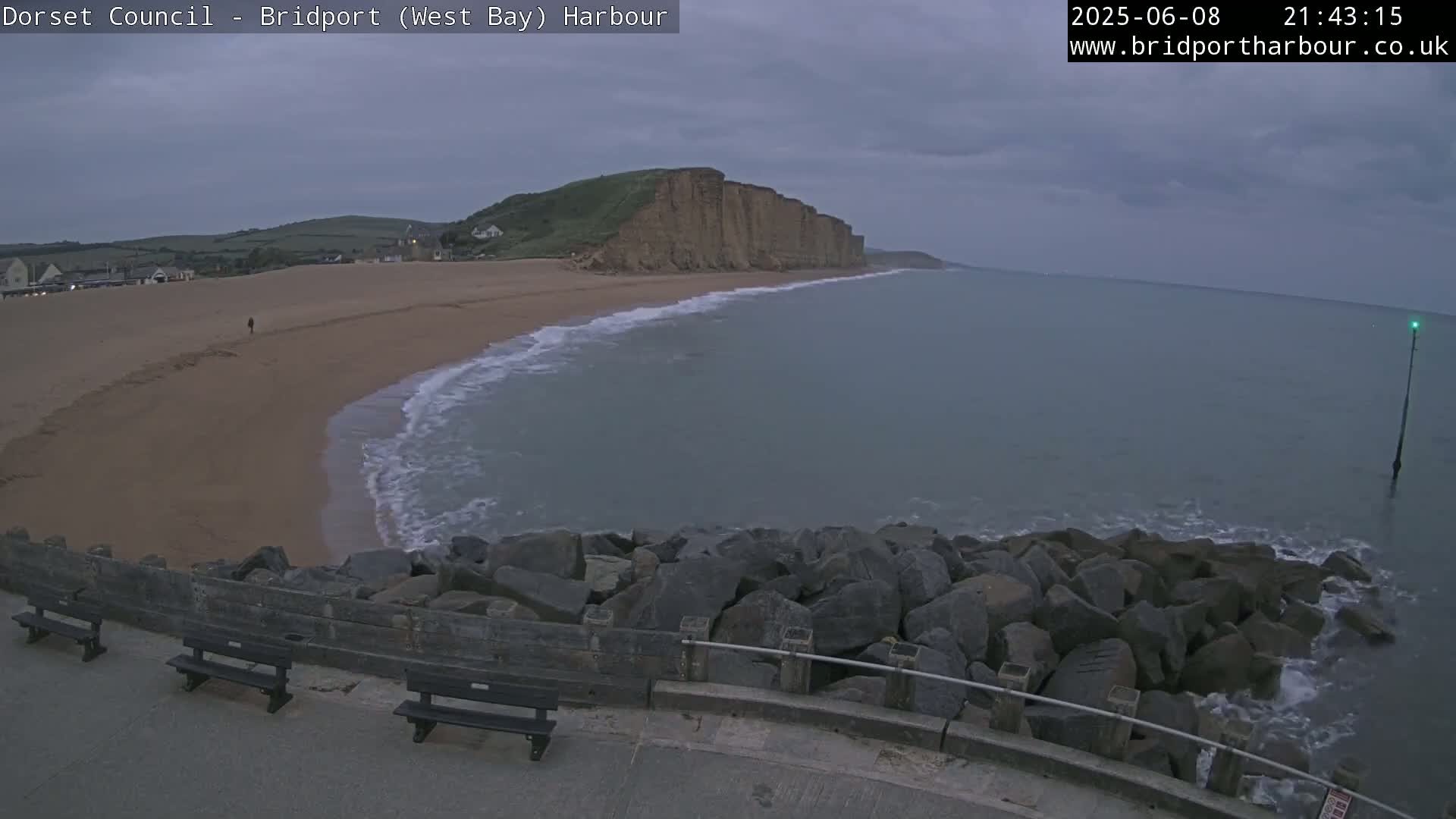 Bridport Harbour East Beach Live Cam - Bridport, Dorset, South West, England, United Kingdom