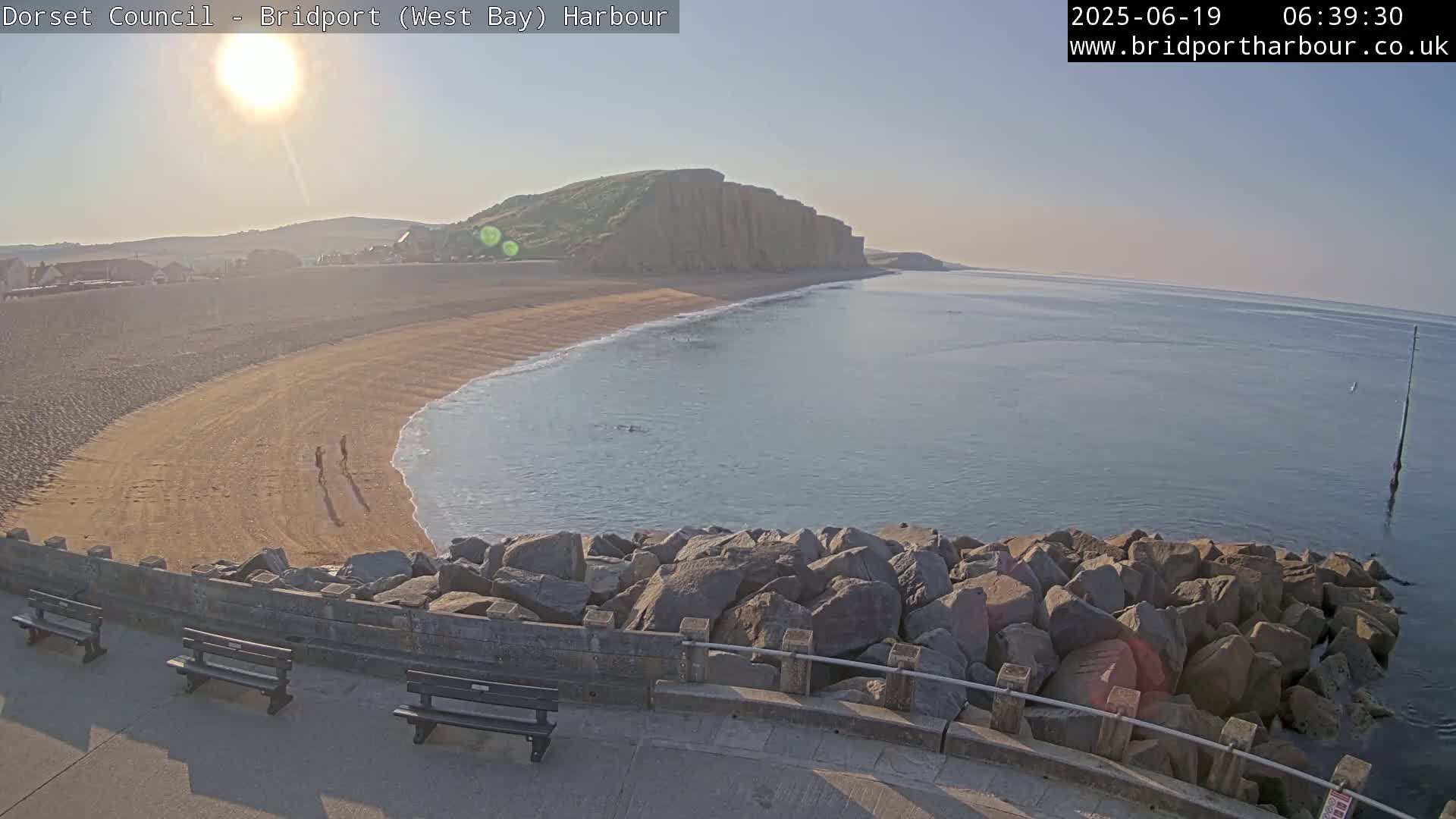 Bridport Harbour East Beach Live Cam - Bridport, Dorset, South West, England, United Kingdom
