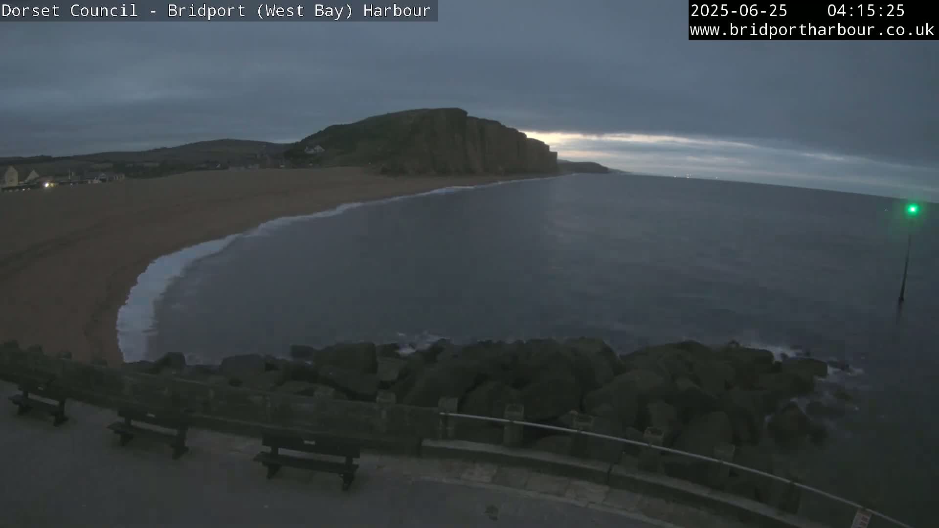 Bridport Harbour East Beach Live Cam - Bridport, Dorset, South West, England, United Kingdom