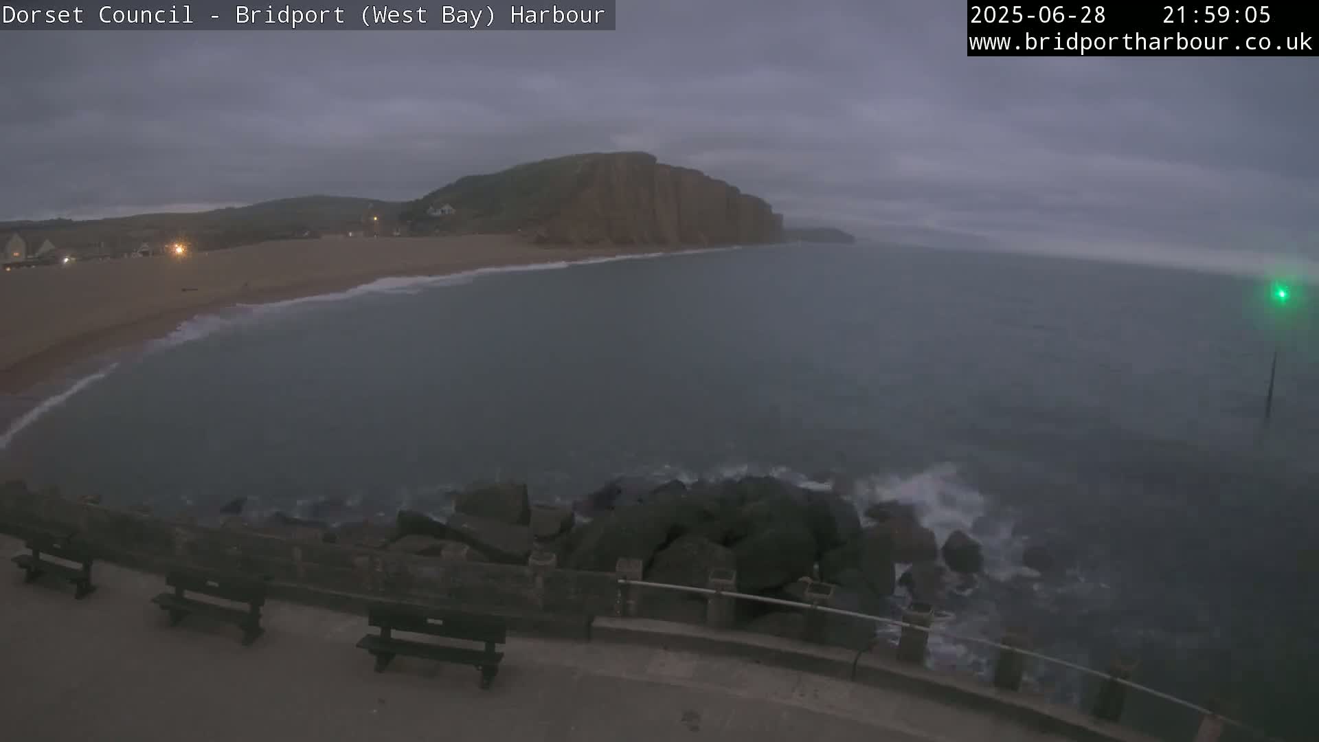 Bridport Harbour East Beach Live Cam - Bridport, Dorset, South West, England, United Kingdom