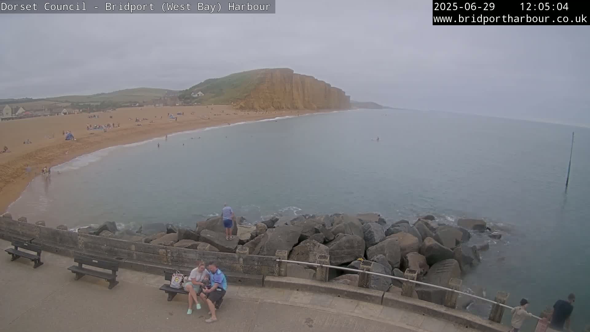 Bridport Harbour East Beach Live Cam - Bridport, Dorset, South West, England, United Kingdom