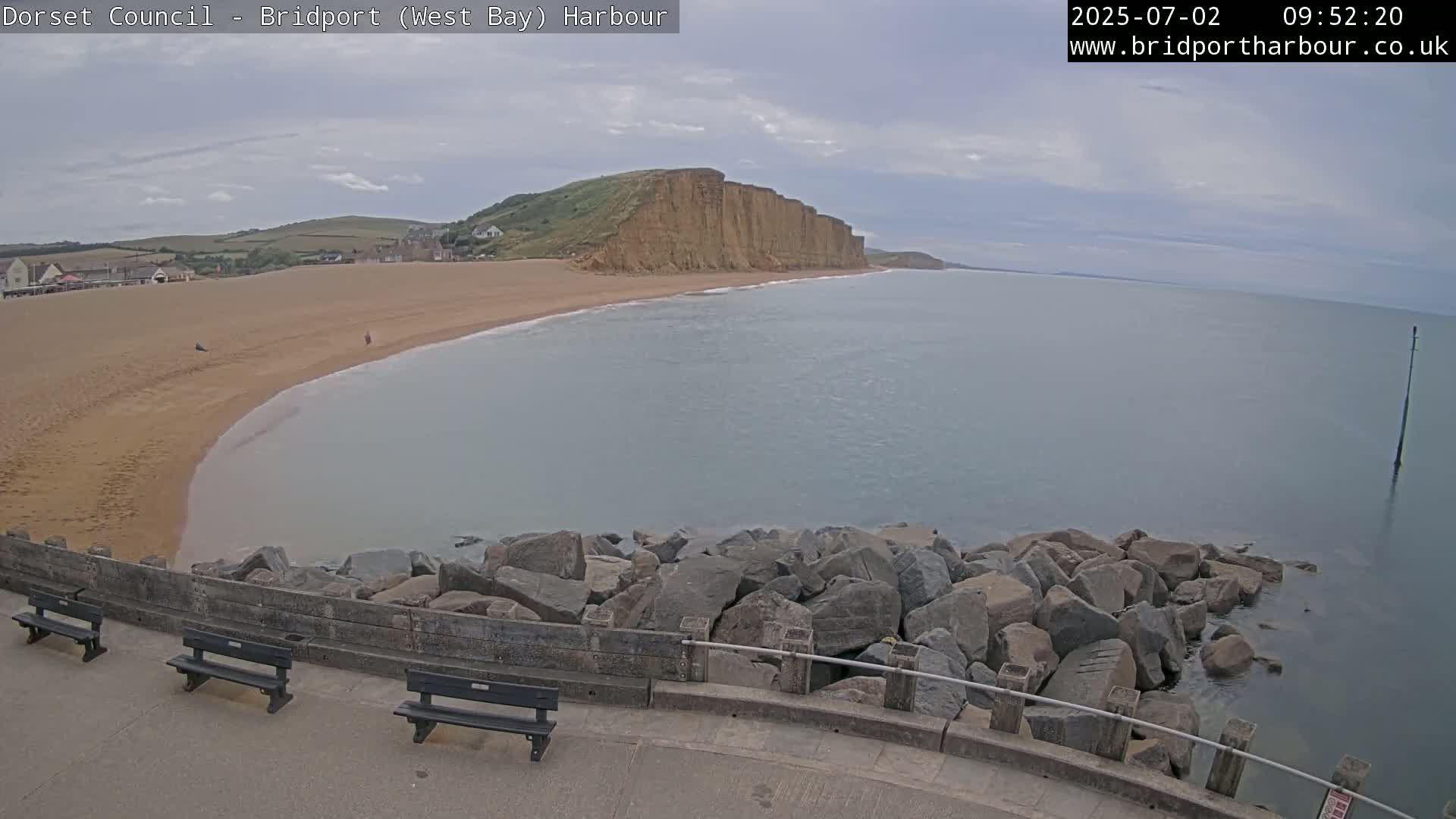 Bridport Harbour East Beach Live Cam - Bridport, Dorset, South West, England, United Kingdom