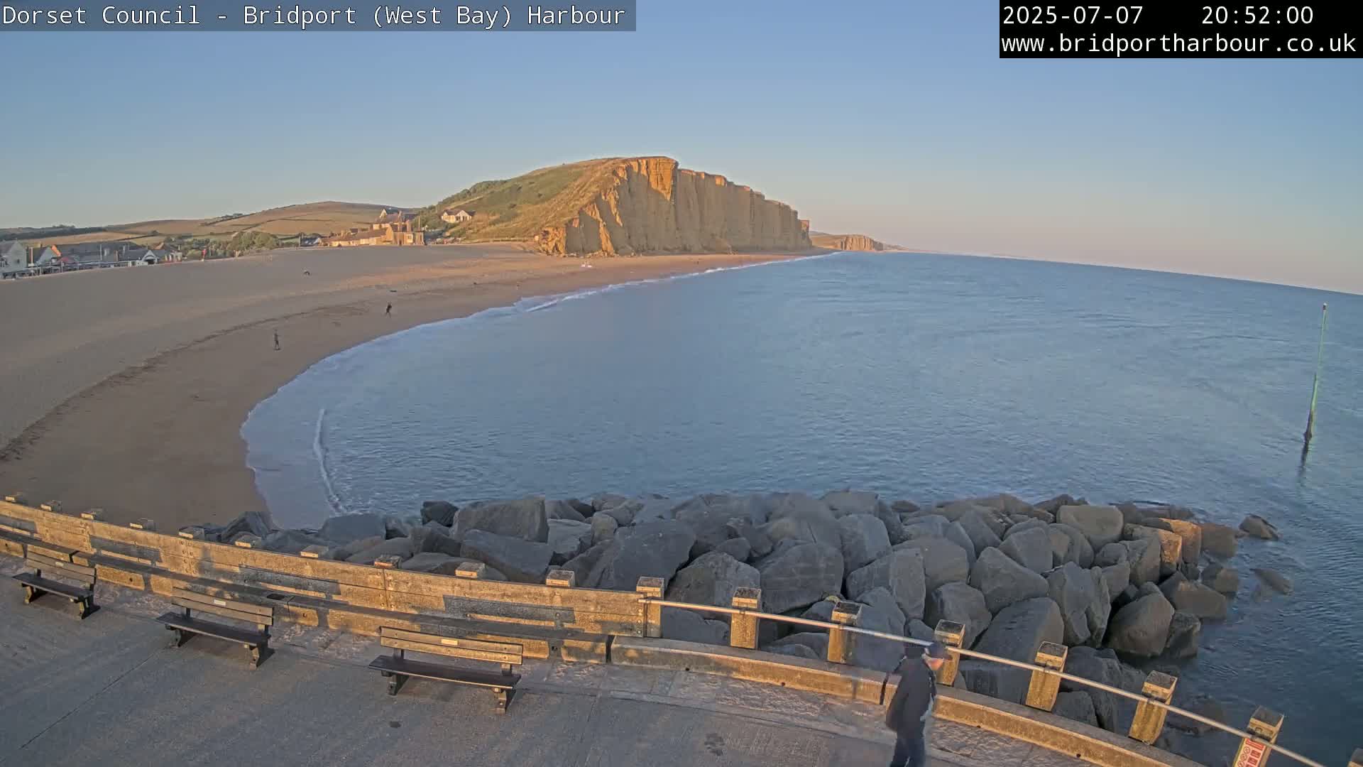 Bridport Harbour East Beach Live Cam - Bridport, Dorset, South West, England, United Kingdom