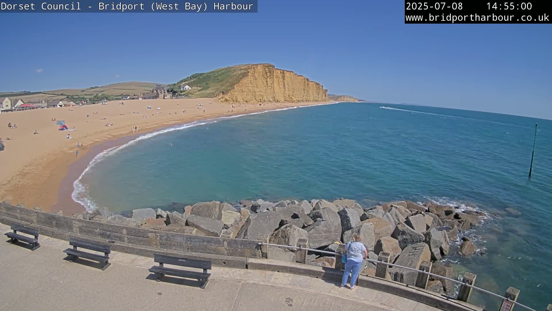 Bridport Harbour East Beach Live Cam - Bridport, Dorset, South West, England, United Kingdom