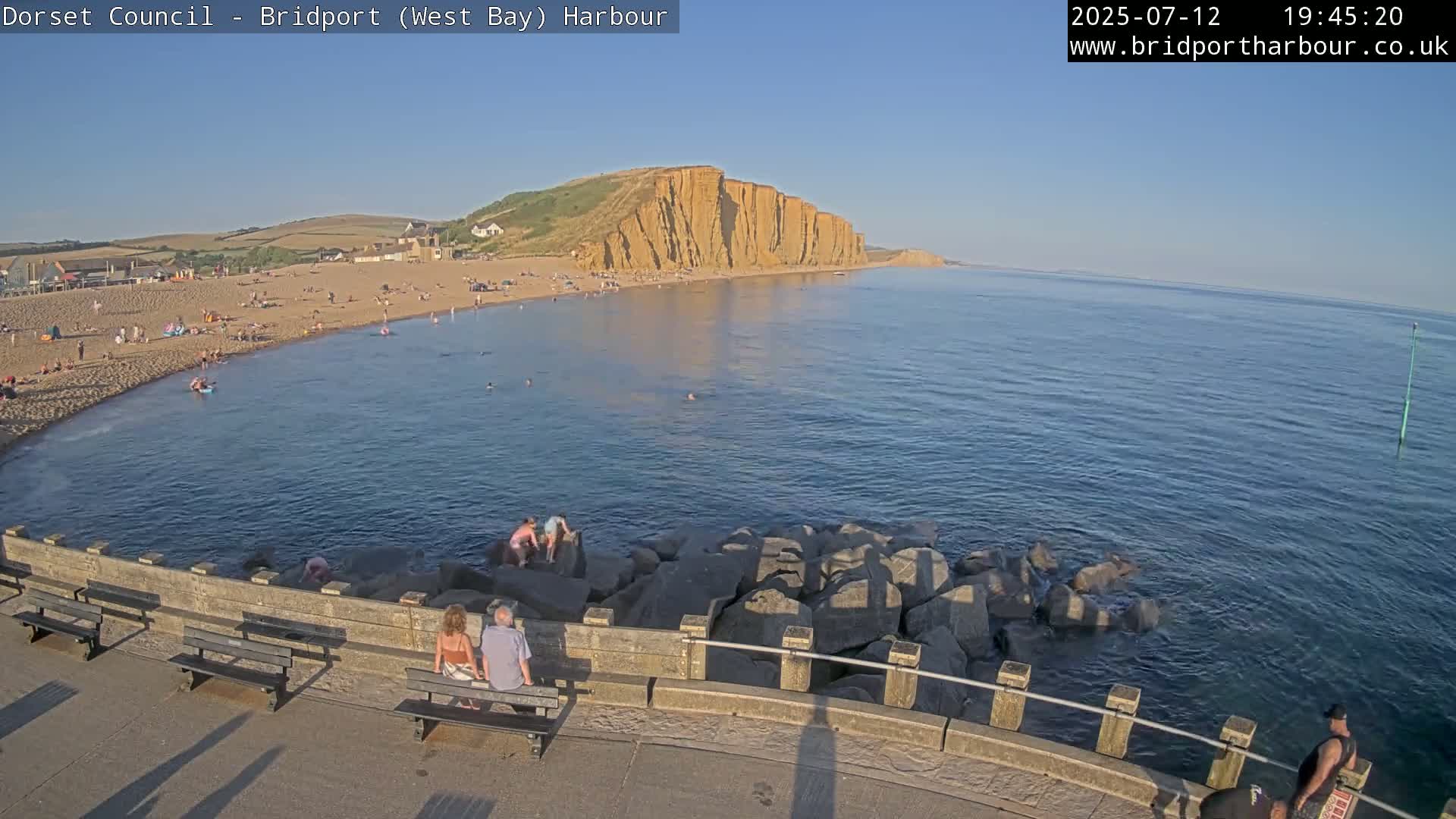 Bridport Harbour East Beach Live Cam - Bridport, Dorset, South West, England, United Kingdom