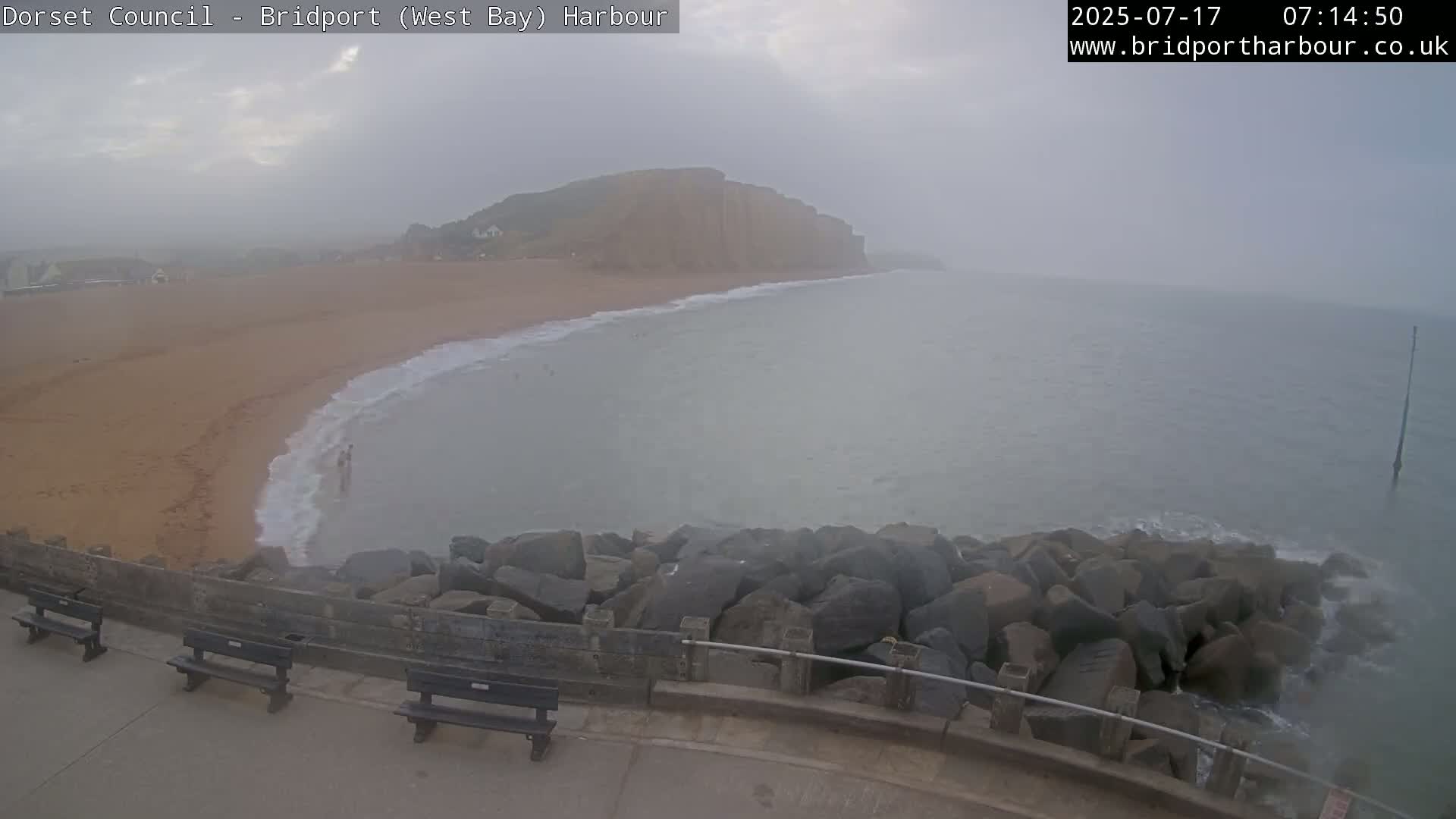 Bridport Harbour East Beach Live Cam - Bridport, Dorset, South West, England, United Kingdom
