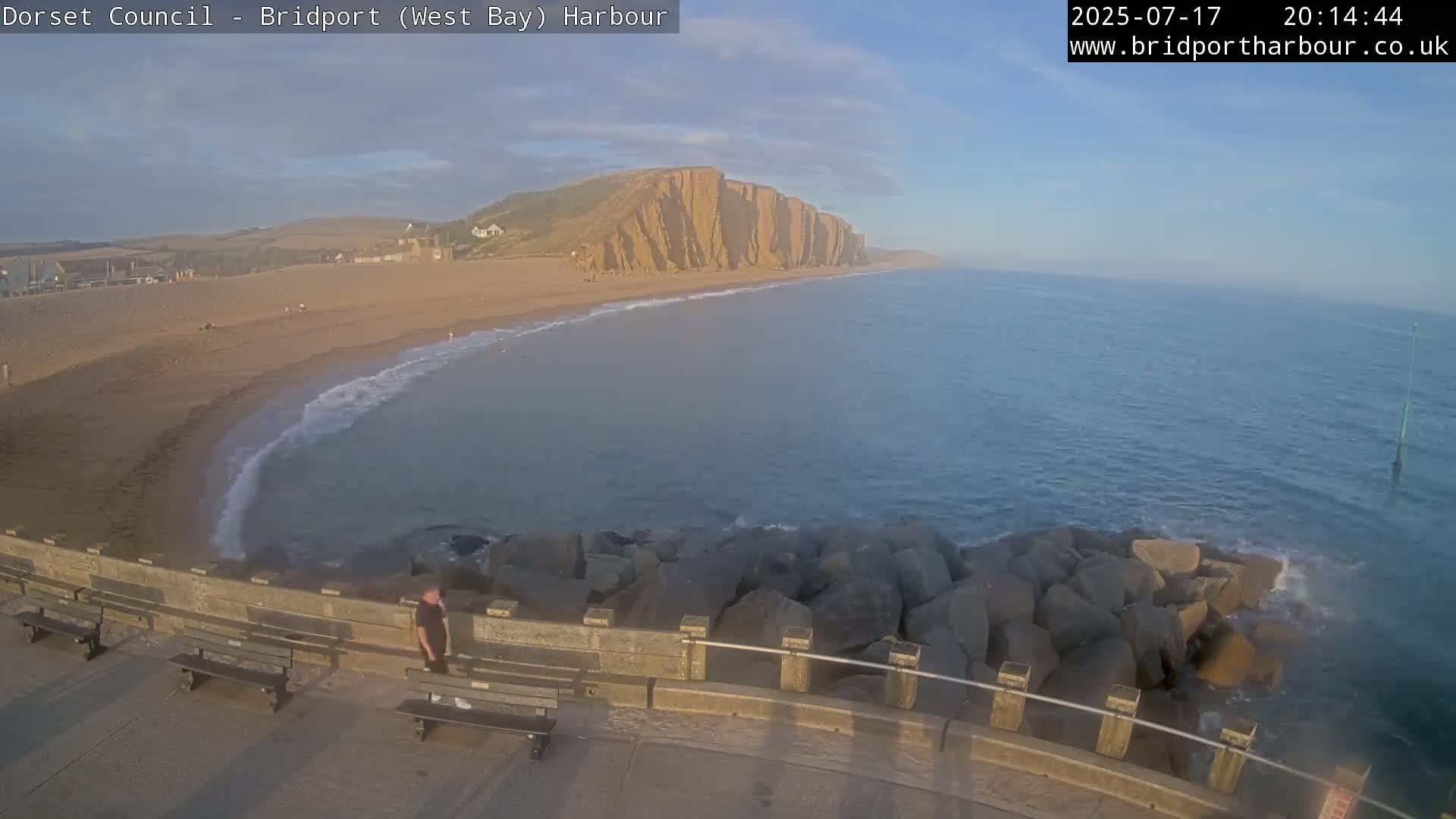 Bridport Harbour East Beach Live Cam - Bridport, Dorset, South West, England, United Kingdom