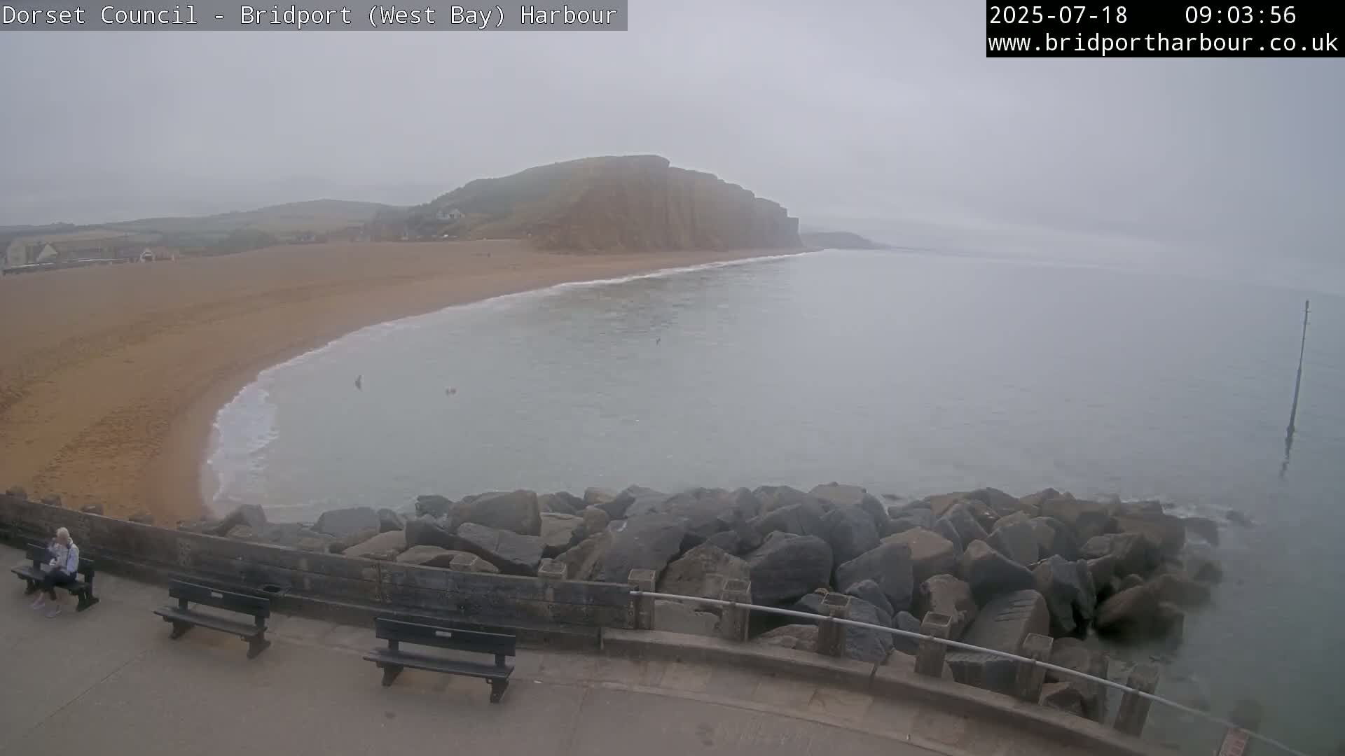 Bridport Harbour East Beach Live Cam - Bridport, Dorset, South West, England, United Kingdom
