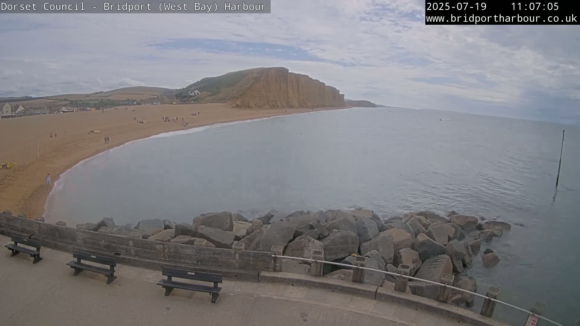 Bridport Harbour East Beach Live Cam - Bridport, Dorset, South West, England, United Kingdom