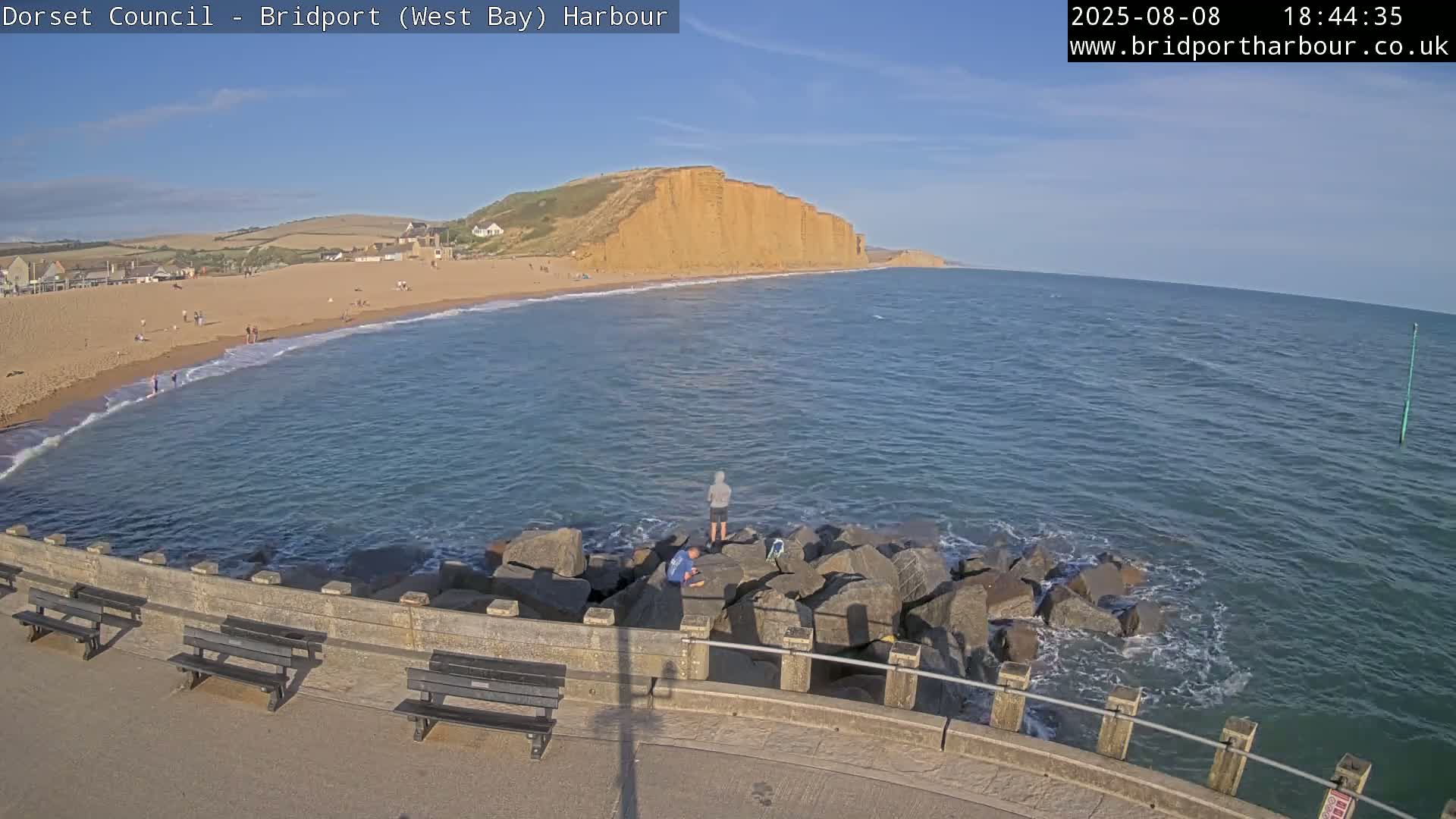 Bridport Harbour East Beach Live Cam - Bridport, Dorset, South West, England, United Kingdom