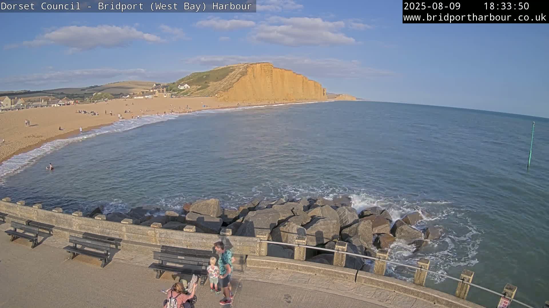 Bridport Harbour East Beach Live Cam - Bridport, Dorset, South West, England, United Kingdom