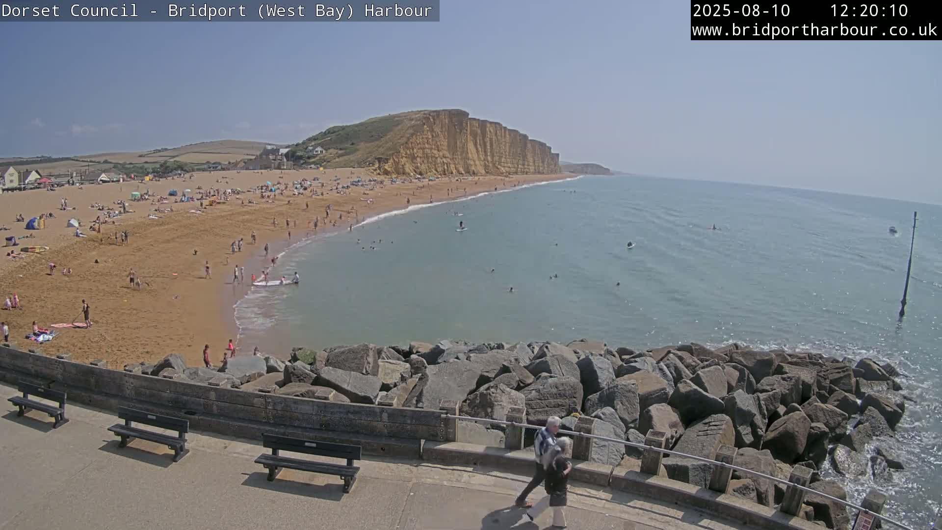 Bridport Harbour East Beach Live Cam - Bridport, Dorset, South West, England, United Kingdom