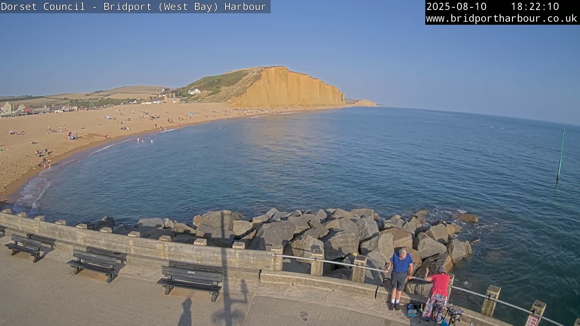 Bridport Harbour East Beach Live Cam - Bridport, Dorset, South West, England, United Kingdom