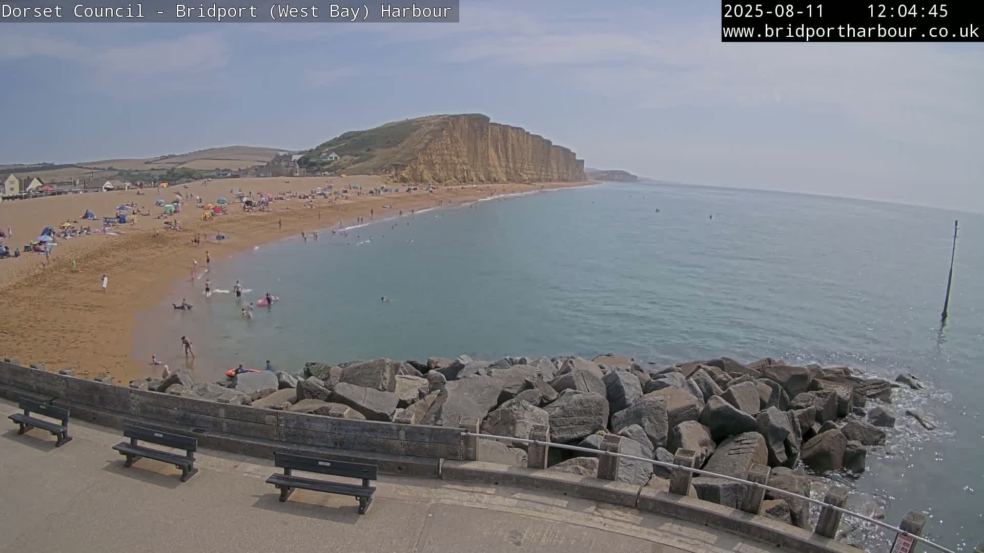 Bridport Harbour East Beach Live Cam - Bridport, Dorset, South West, England, United Kingdom