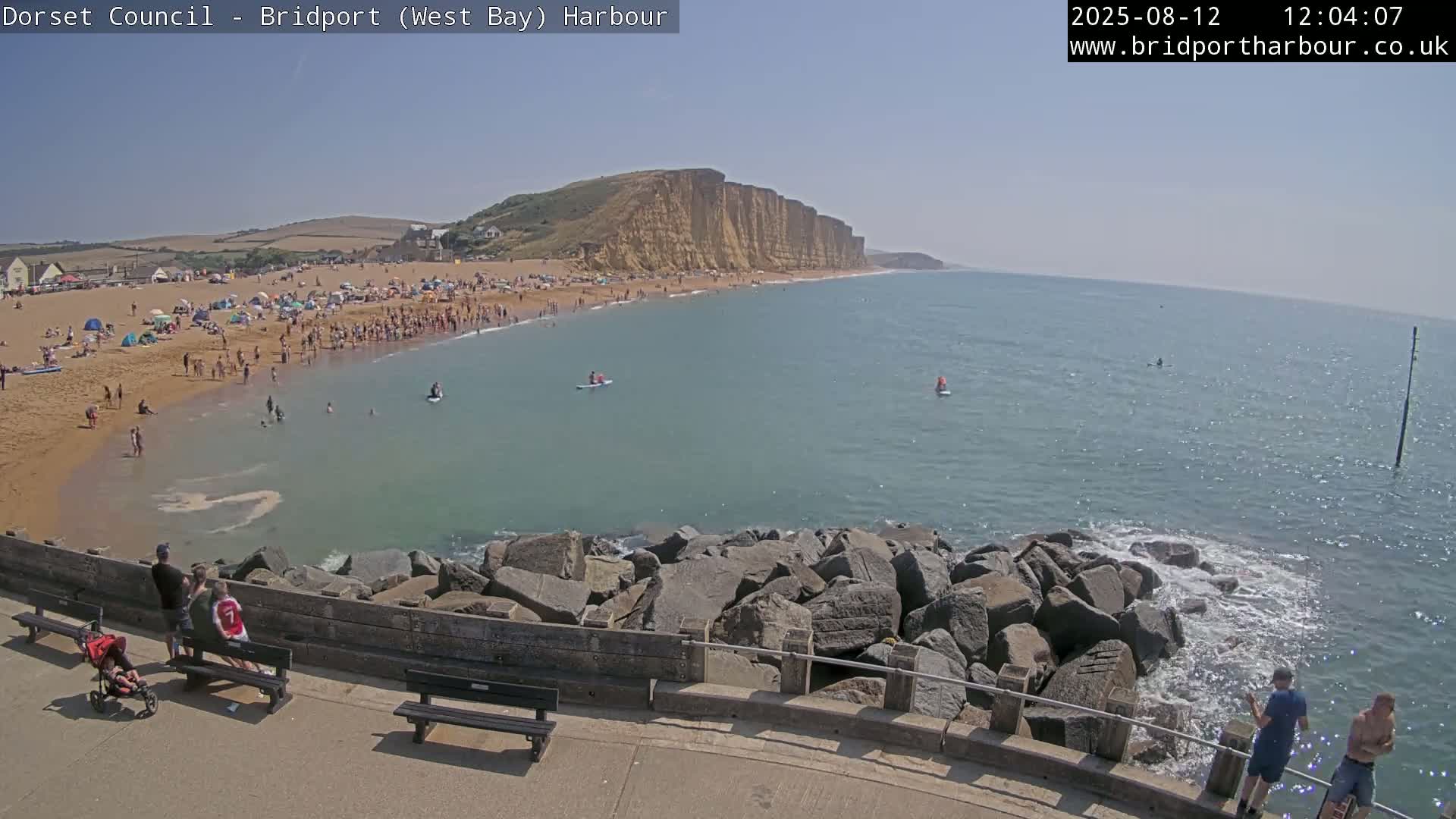 Bridport Harbour East Beach Live Cam - Bridport, Dorset, South West, England, United Kingdom