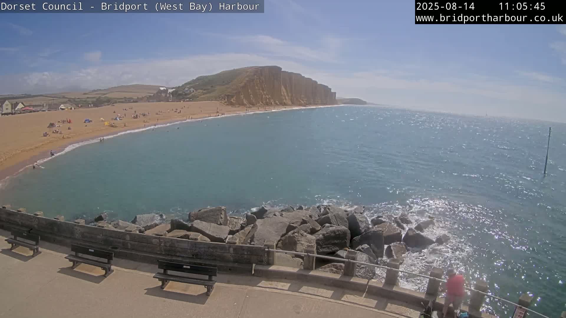 Bridport Harbour East Beach Live Cam - Bridport, Dorset, South West, England, United Kingdom