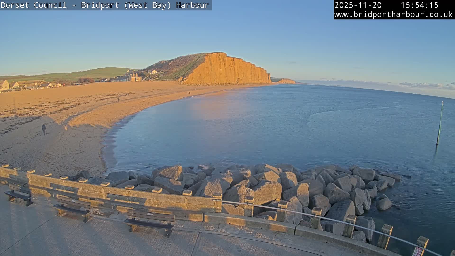 Bridport Harbour East Beach Live Cam - Bridport, Dorset, South West, England, United Kingdom