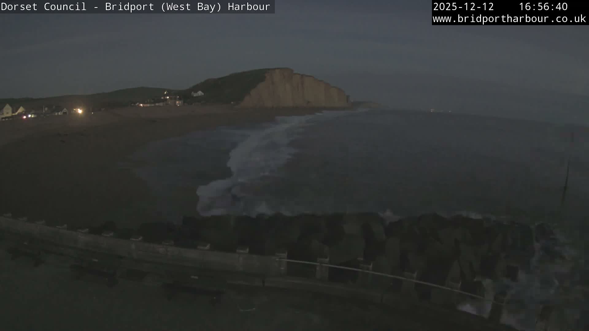 Bridport Harbour East Beach Live Cam - Bridport, Dorset, South West, England, United Kingdom