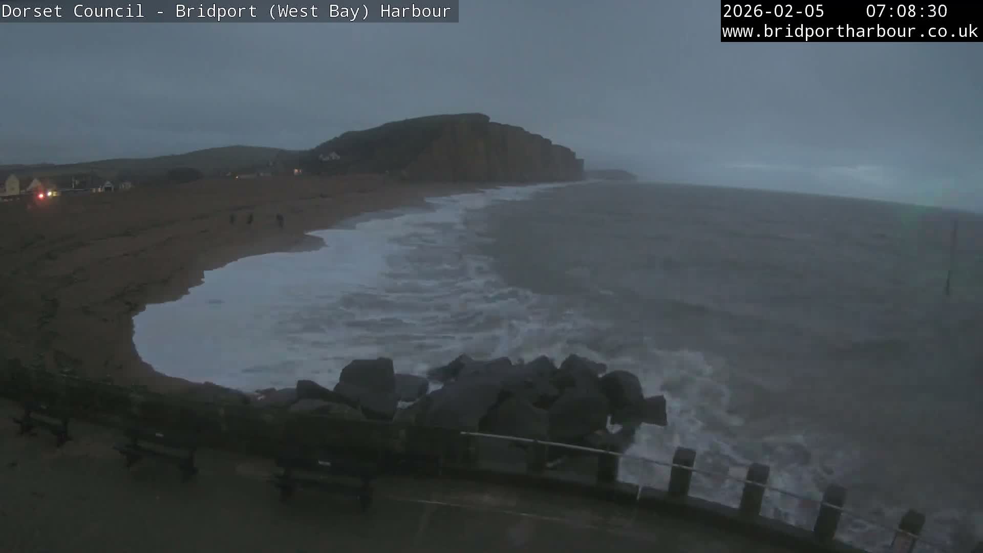 Bridport Harbour East Beach Live Cam - Bridport, Dorset, South West, England, United Kingdom