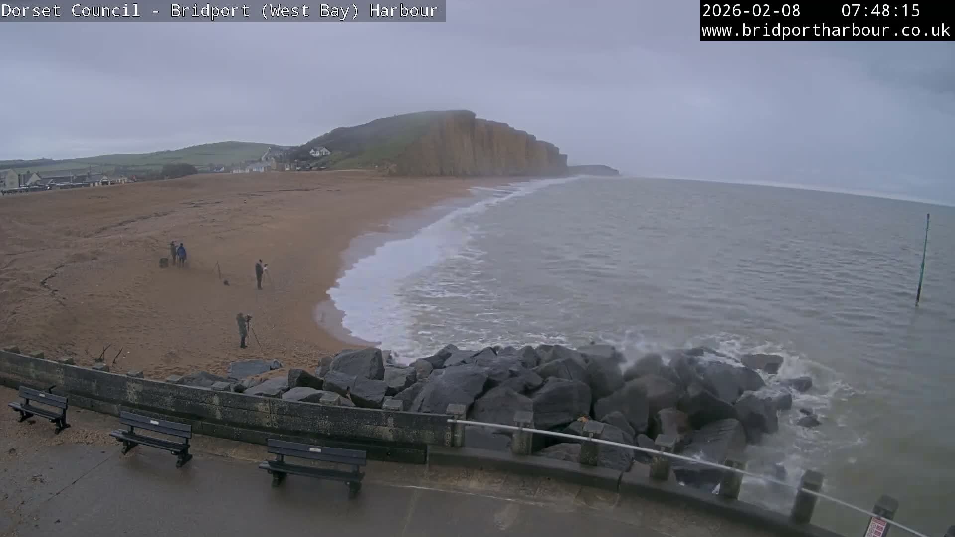 Bridport Harbour East Beach Live Cam - Bridport, Dorset, South West, England, United Kingdom