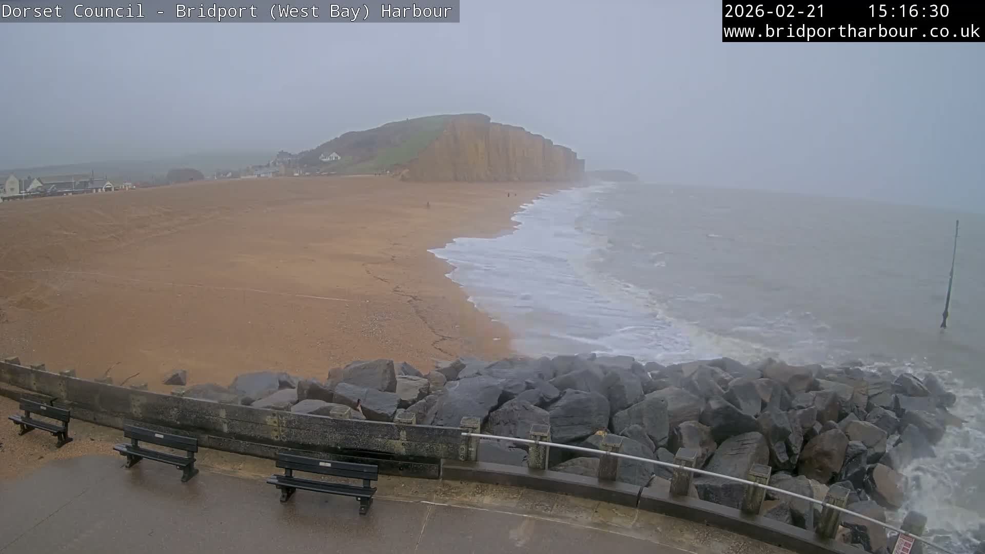 Bridport Harbour East Beach Live Cam - Bridport, Dorset, South West, England, United Kingdom