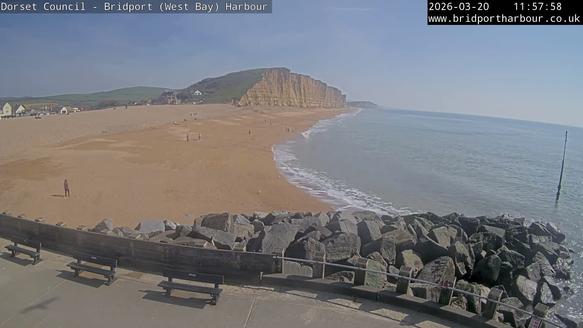 Bridport Harbour East Beach Live Cam - Bridport, Dorset, South West, England, United Kingdom