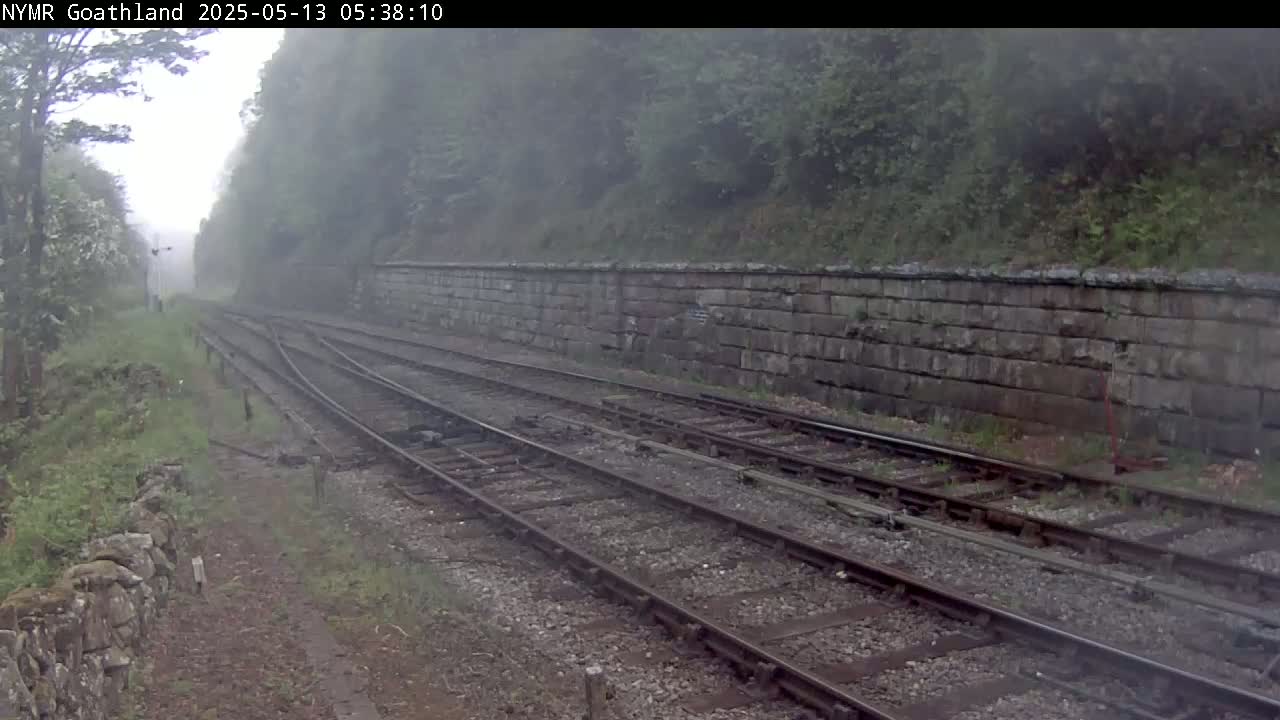 North Yorkshire Moors Railway (NYMR) Goathland Station North View Live Cam - Goathland, Borough of Scarborough, North Yorkshire, Yorkshire and the Humber, England, United Kingdom