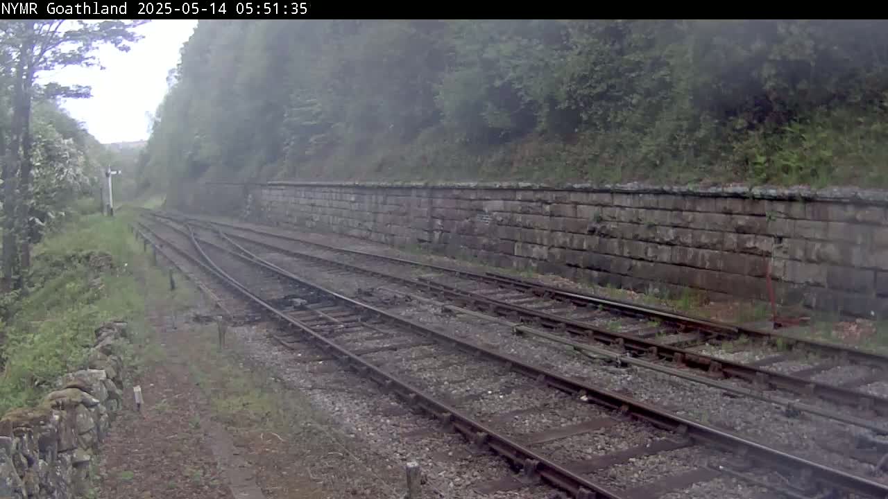 North Yorkshire Moors Railway (NYMR) Goathland Station North View Live Cam - Goathland, Borough of Scarborough, North Yorkshire, Yorkshire and the Humber, England, United Kingdom