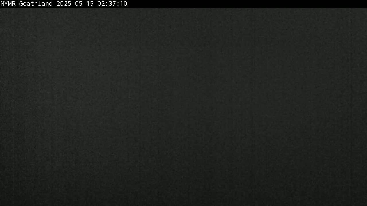 North Yorkshire Moors Railway (NYMR) Goathland Station North View Live Cam - Goathland, Borough of Scarborough, North Yorkshire, Yorkshire and the Humber, England, United Kingdom