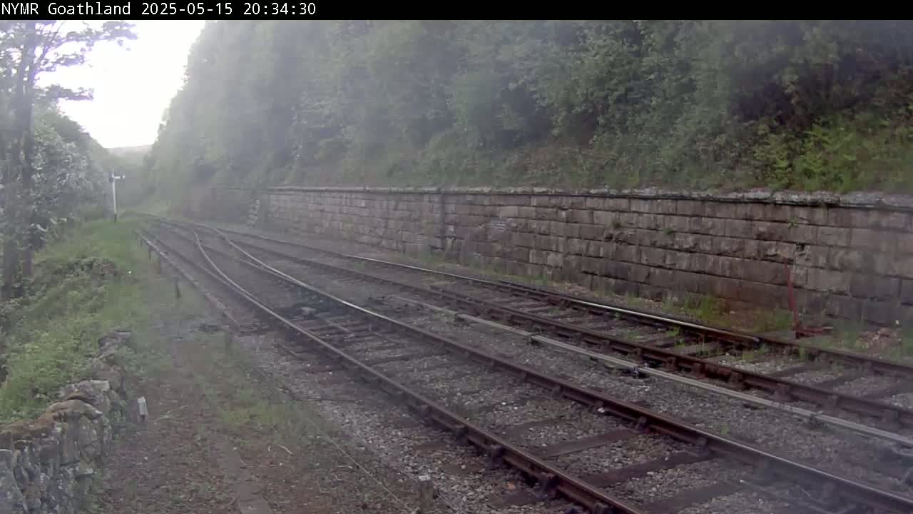 North Yorkshire Moors Railway (NYMR) Goathland Station North View Live Cam - Goathland, Borough of Scarborough, North Yorkshire, Yorkshire and the Humber, England, United Kingdom