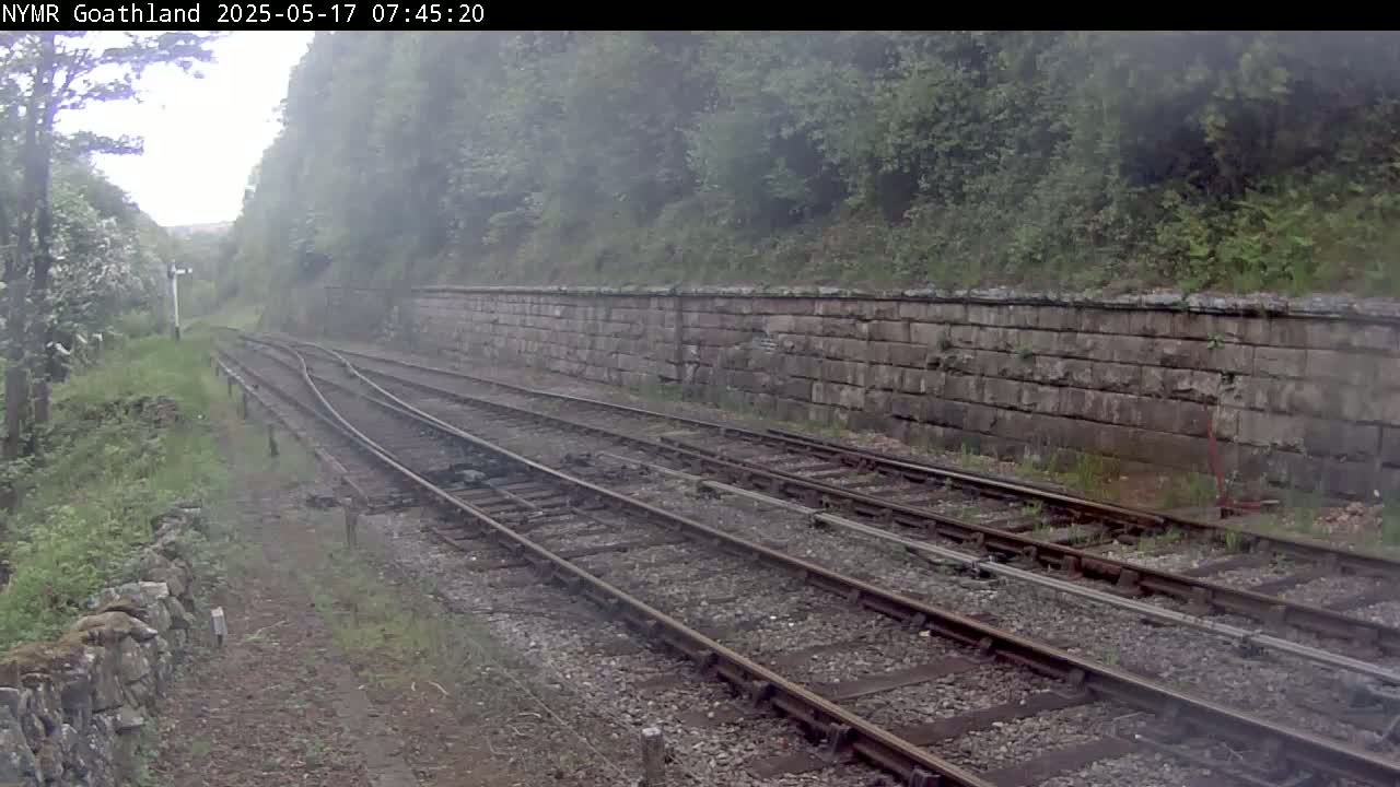 North Yorkshire Moors Railway (NYMR) Goathland Station North View Live Cam - Goathland, Borough of Scarborough, North Yorkshire, Yorkshire and the Humber, England, United Kingdom