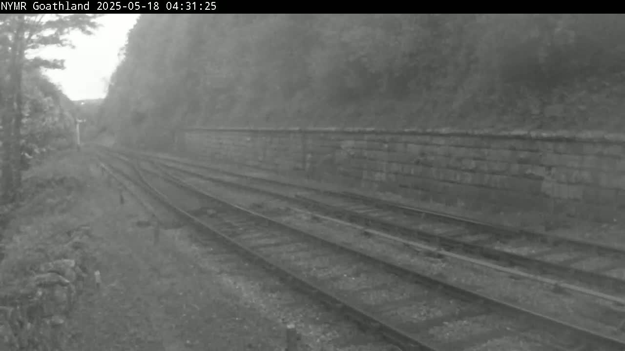 North Yorkshire Moors Railway (NYMR) Goathland Station North View Live Cam - Goathland, Borough of Scarborough, North Yorkshire, Yorkshire and the Humber, England, United Kingdom