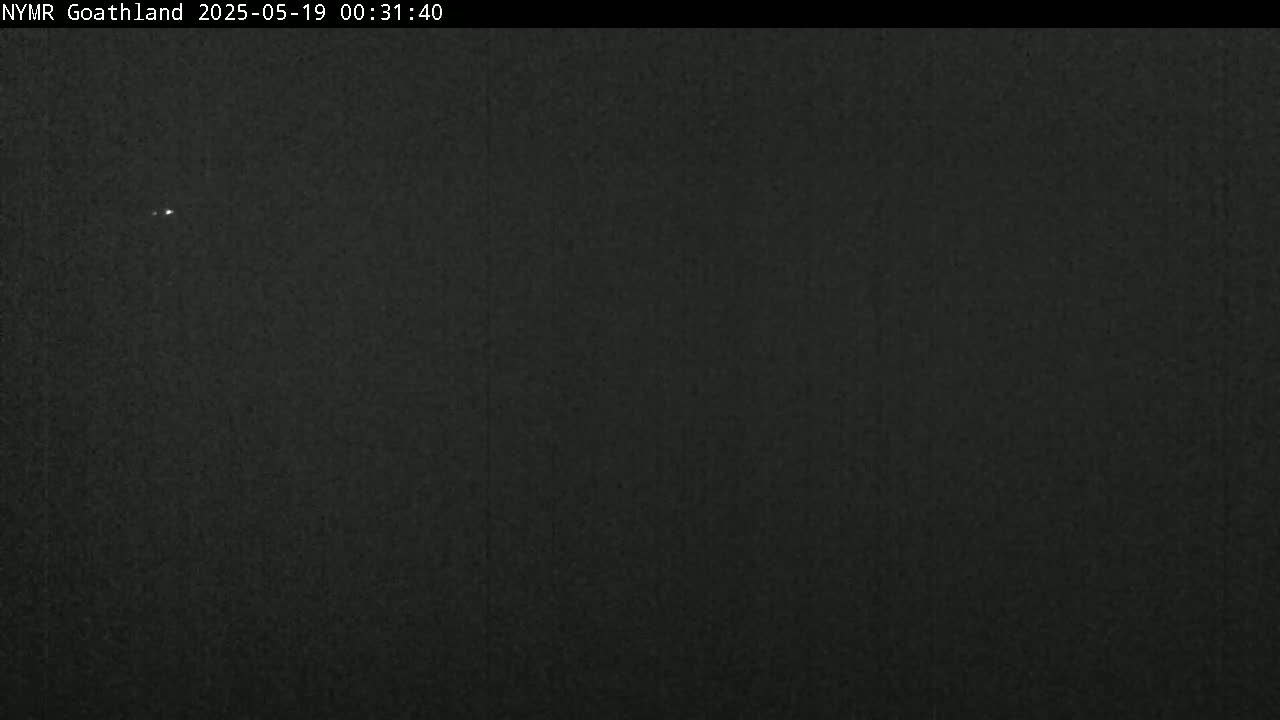 North Yorkshire Moors Railway (NYMR) Goathland Station North View Live Cam - Goathland, Borough of Scarborough, North Yorkshire, Yorkshire and the Humber, England, United Kingdom