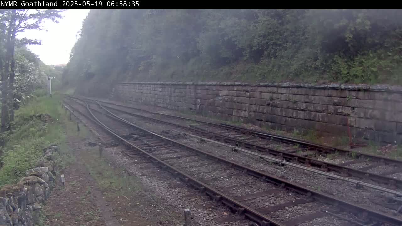 North Yorkshire Moors Railway (NYMR) Goathland Station North View Live Cam - Goathland, Borough of Scarborough, North Yorkshire, Yorkshire and the Humber, England, United Kingdom