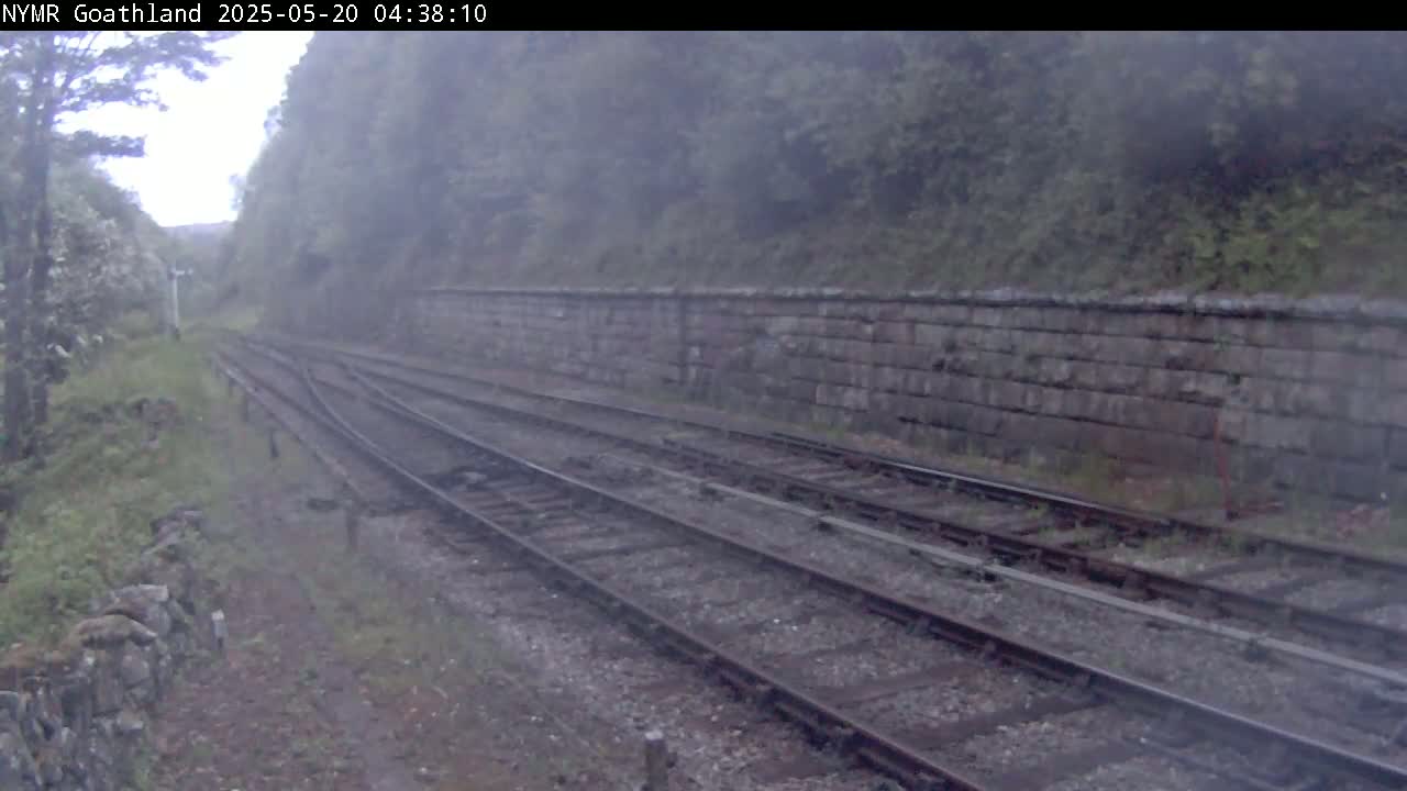 North Yorkshire Moors Railway (NYMR) Goathland Station North View Live Cam - Goathland, Borough of Scarborough, North Yorkshire, Yorkshire and the Humber, England, United Kingdom