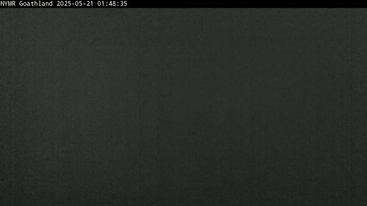 North Yorkshire Moors Railway (NYMR) Goathland Station North View Live Cam - Goathland, Borough of Scarborough, North Yorkshire, Yorkshire and the Humber, England, United Kingdom