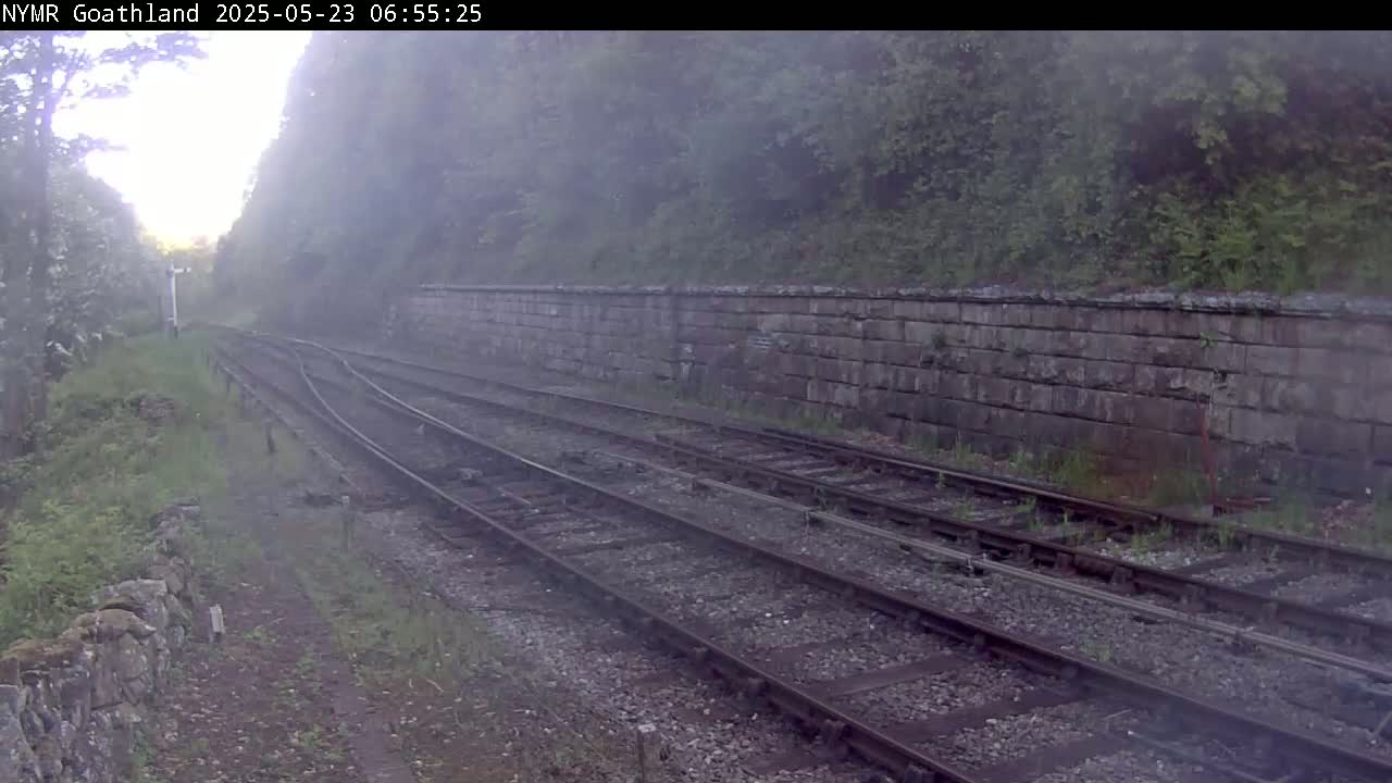 North Yorkshire Moors Railway (NYMR) Goathland Station North View Live Cam - Goathland, Borough of Scarborough, North Yorkshire, Yorkshire and the Humber, England, United Kingdom