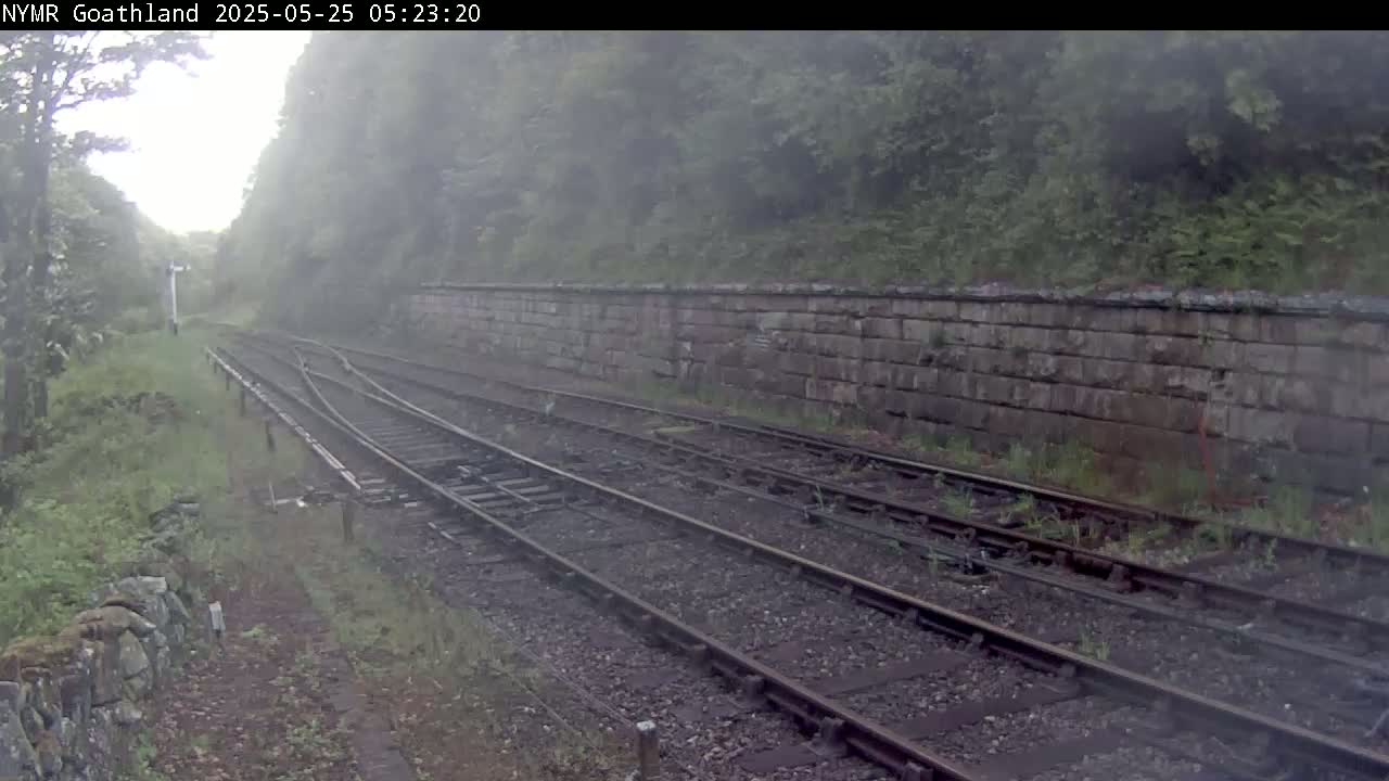 North Yorkshire Moors Railway (NYMR) Goathland Station North View Live Cam - Goathland, Borough of Scarborough, North Yorkshire, Yorkshire and the Humber, England, United Kingdom