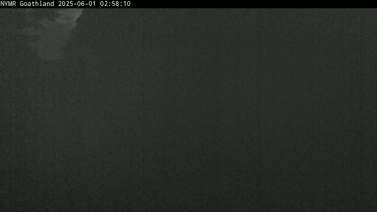 North Yorkshire Moors Railway (NYMR) Goathland Station North View Live Cam - Goathland, Borough of Scarborough, North Yorkshire, Yorkshire and the Humber, England, United Kingdom