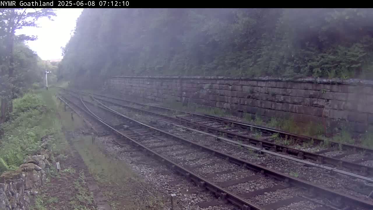 North Yorkshire Moors Railway (NYMR) Goathland Station North View Live Cam - Goathland, Borough of Scarborough, North Yorkshire, Yorkshire and the Humber, England, United Kingdom
