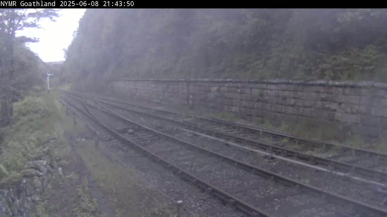 North Yorkshire Moors Railway (NYMR) Goathland Station North View Live Cam - Goathland, Borough of Scarborough, North Yorkshire, Yorkshire and the Humber, England, United Kingdom