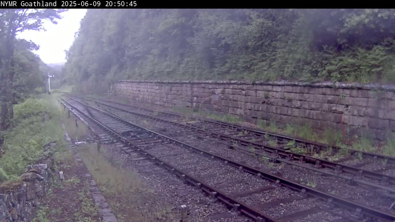 North Yorkshire Moors Railway (NYMR) Goathland Station North View Live Cam - Goathland, Borough of Scarborough, North Yorkshire, Yorkshire and the Humber, England, United Kingdom