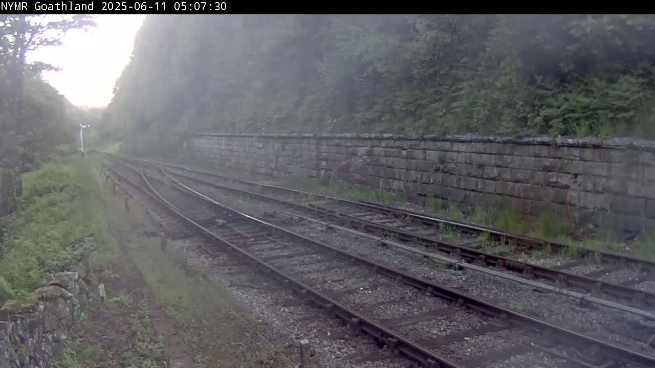 North Yorkshire Moors Railway (NYMR) Goathland Station North View Live Cam - Goathland, Borough of Scarborough, North Yorkshire, Yorkshire and the Humber, England, United Kingdom